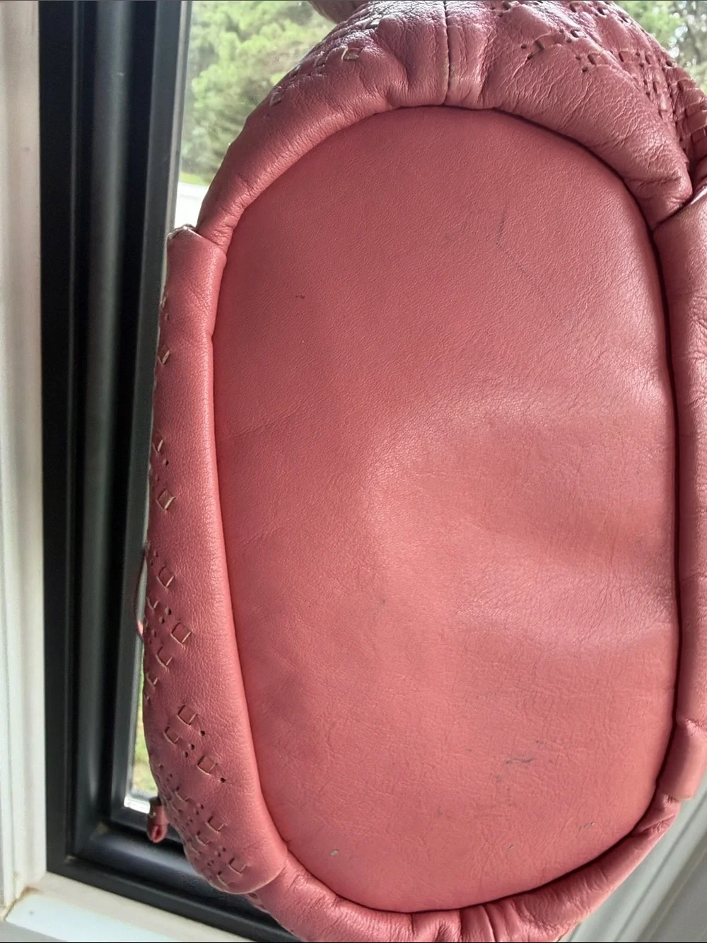 Coach Madison Marielle Pink Drawstring Barrel Bag with drawstring